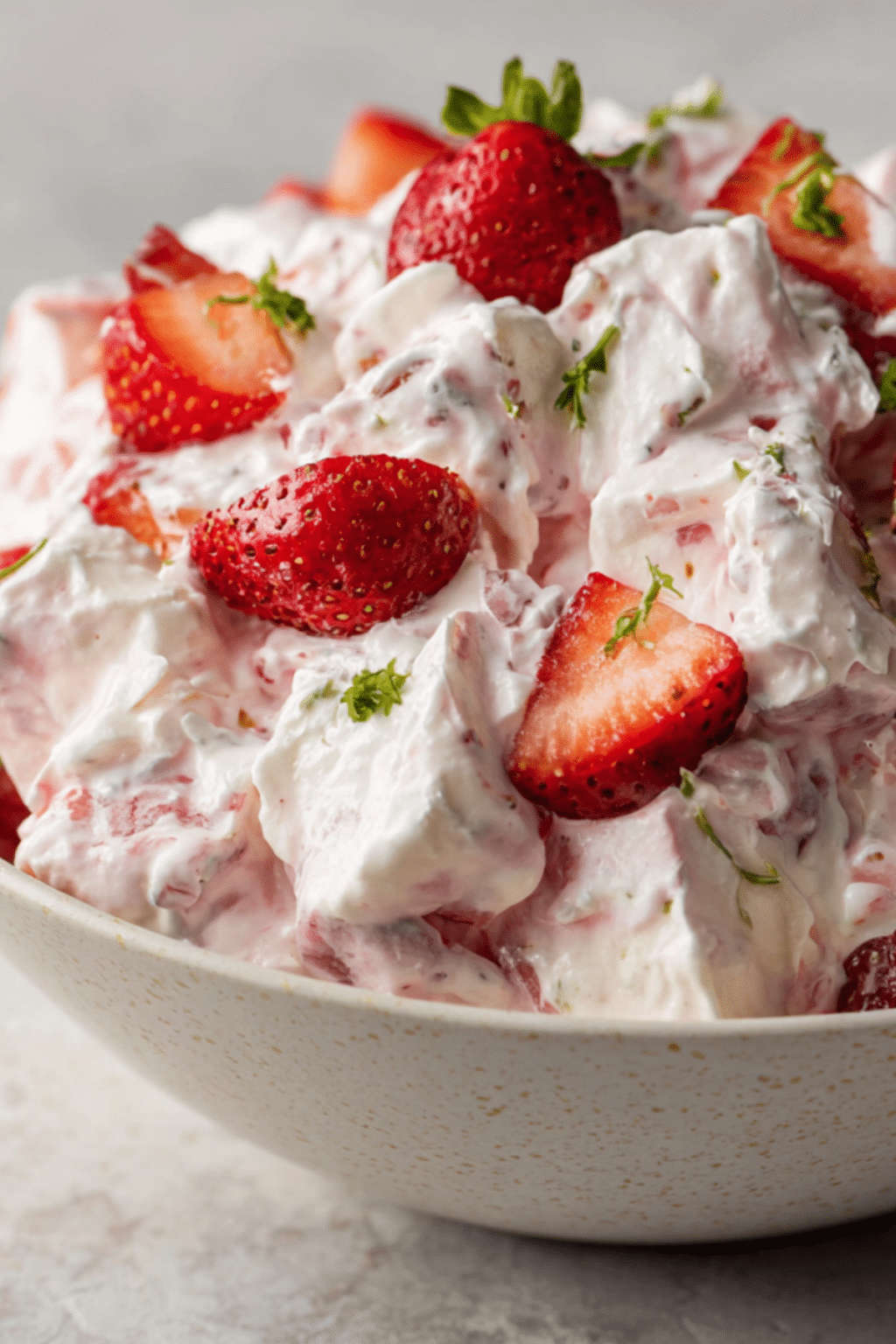 Strawberry Fluff Salad – Easy Creamy Favorite - Mucha Munch
