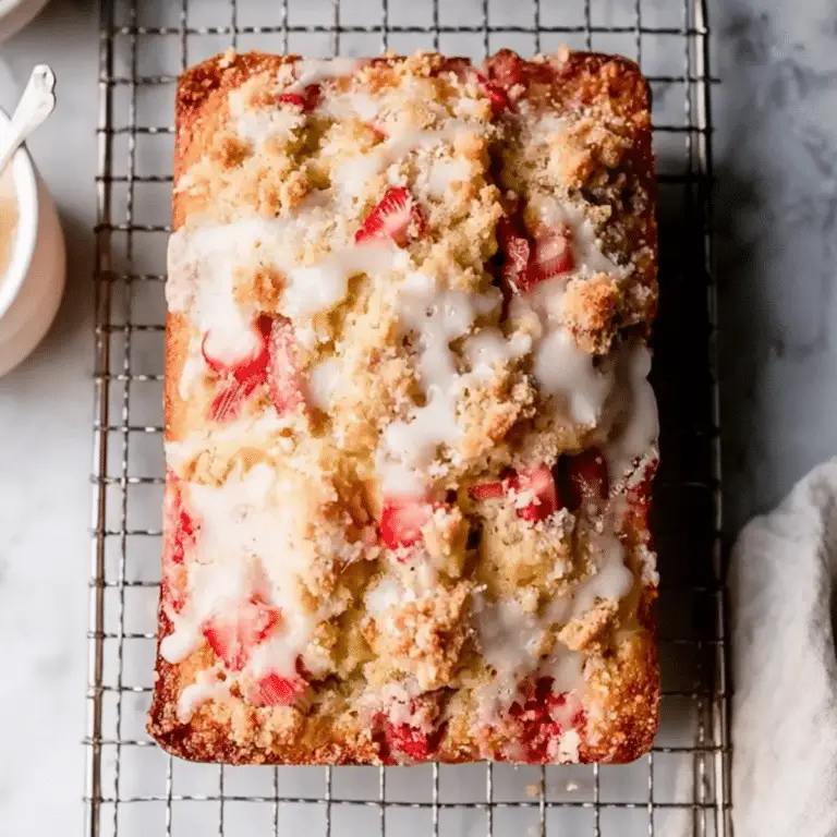 Strawberry Rhubarb Bread Recipe – A Perfect Treat